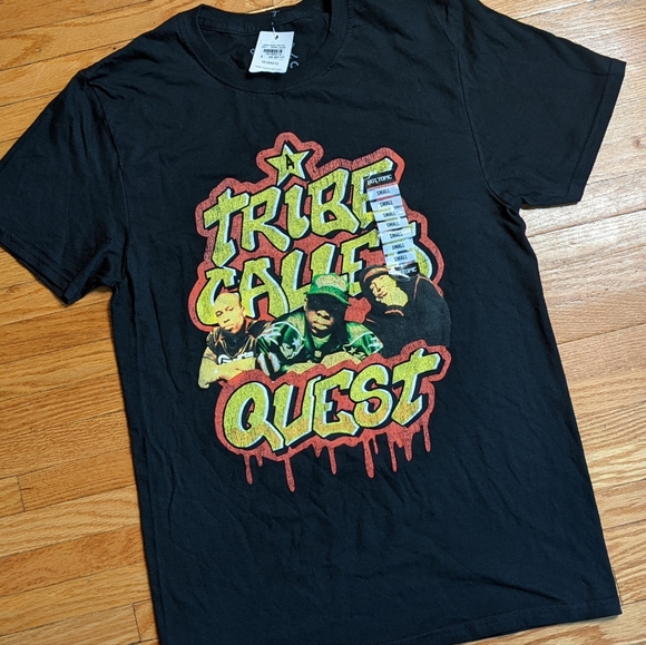 Hot Topic Other - A Tribe Called Quest Retro Rap Hip Hop Black Shirt Hot Topic Small Men's NWT new
